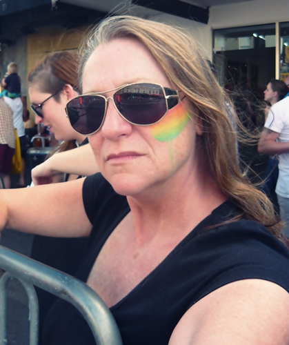 At Auckland's Gay Pride Parade